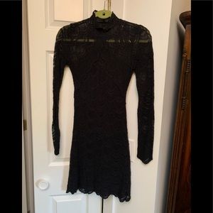 Nightcap Victorian Long Sleeve Mini Lace Dress
